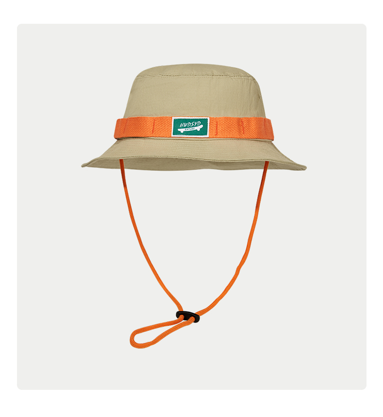 custom color blocked patch embroidered quick dry waterproof bucket hat with strap