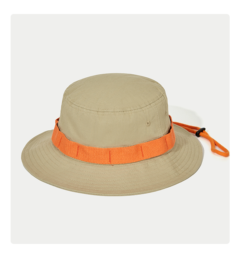 custom color blocked patch embroidered quick dry waterproof bucket hat with strap