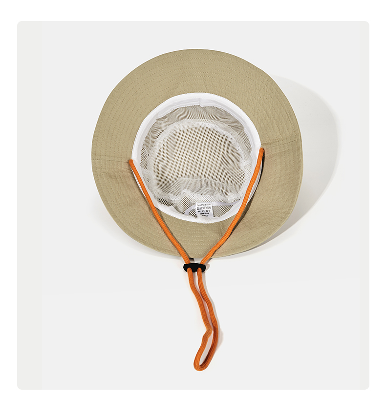 custom color blocked patch embroidered quick dry waterproof bucket hat with strap