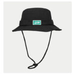 custom color blocked patch embroidered quick dry waterproof bucket hat with strap