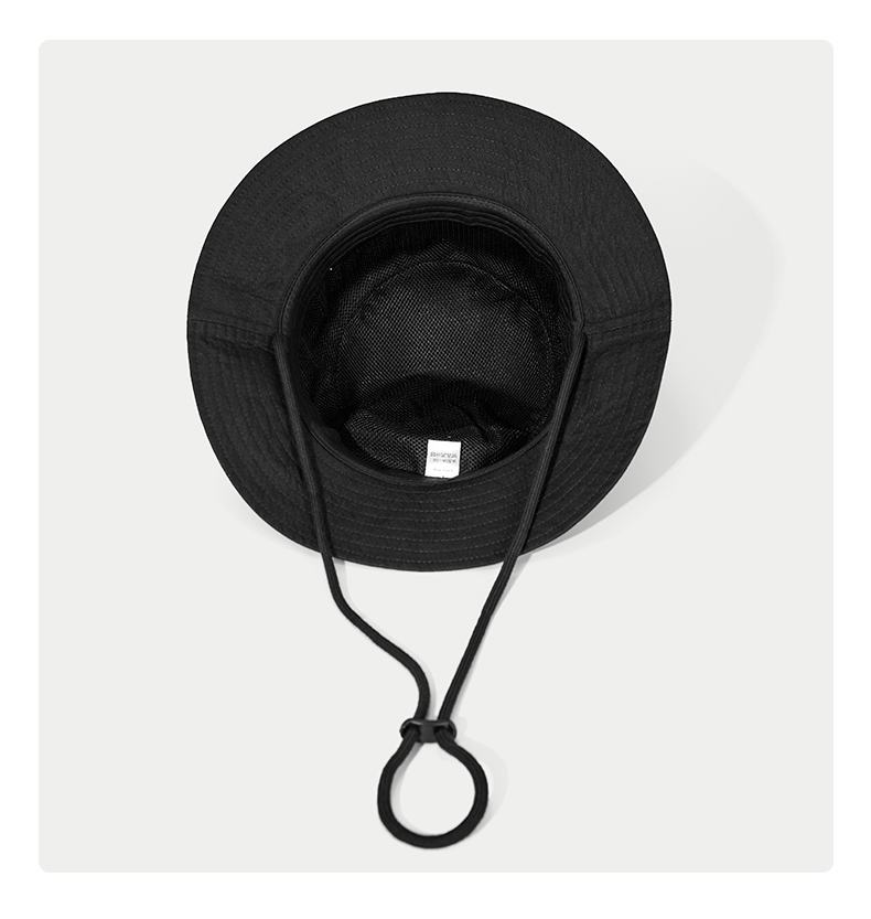 custom color blocked patch embroidered quick dry waterproof bucket hat with strap