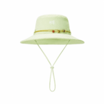 custom beaded embroidered breathable sun protection bucket hat