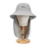 custom mesh printed breathable sun protection waterproof bucket hat