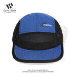 custom color blocked mesh quick dry five panel cap