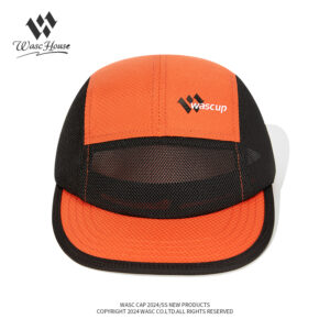 custom color blocked mesh quick dry five panel cap