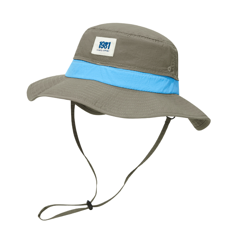 custom color contrast logo embroidered quick dry waterproof sun protection bucket hat