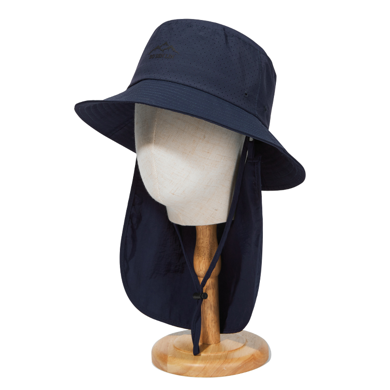 custom mesh printed breathable sun protection waterproof bucket hat