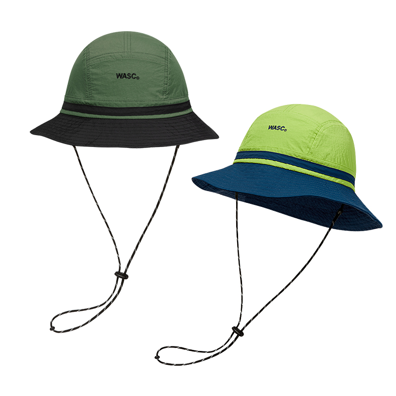 custom color contrast embroidered quick dry waterproof sun protection bucket hat