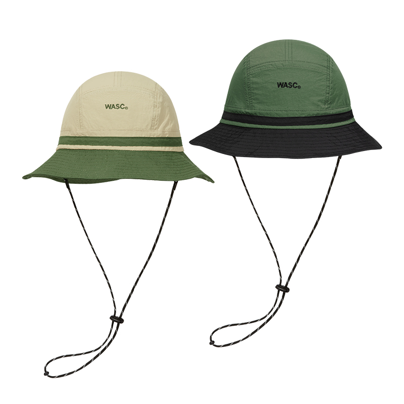 custom color contrast embroidered quick dry waterproof sun protection bucket hat