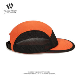 custom color blocked mesh quick dry five panel cap