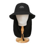 custom mesh printed breathable sun protection waterproof bucket hat