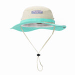 custom color blocked embroidered sun protection waterproof foldable bucket hat