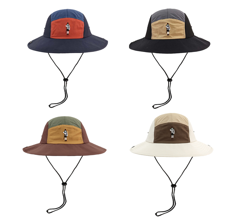 custom embroidered waterproof sun protection foldable quick dry bucket hat