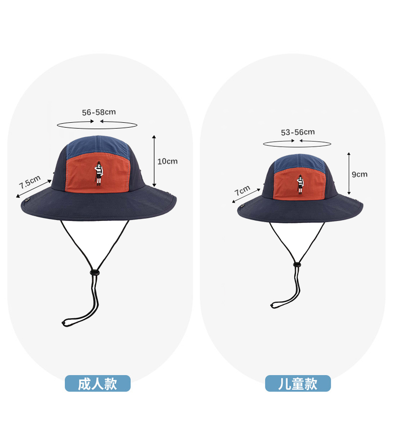 custom embroidered waterproof sun protection foldable quick dry bucket hat