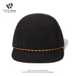 Custom Patch Embroidered Quick Dry Waterproof Five Panel Cap With Strap