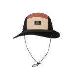 custom color blocked patch embroidered quick dry waterproof foldable bucket hat