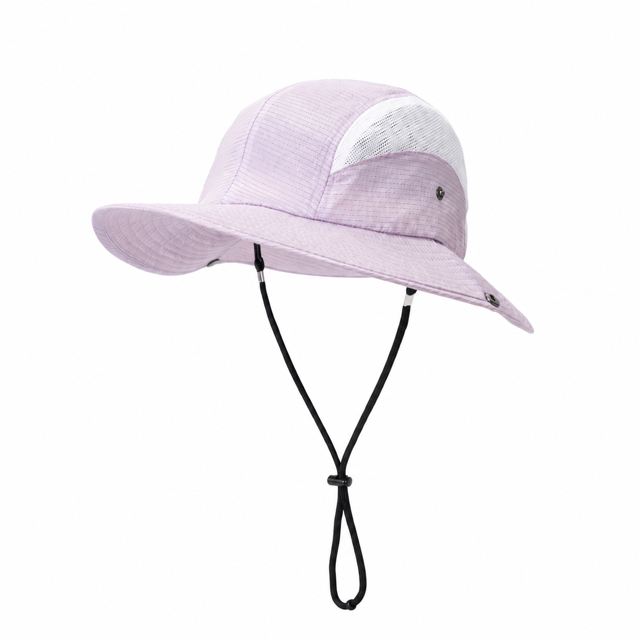 custom color blocked mesh breathable sun protection waterproof bucket hat