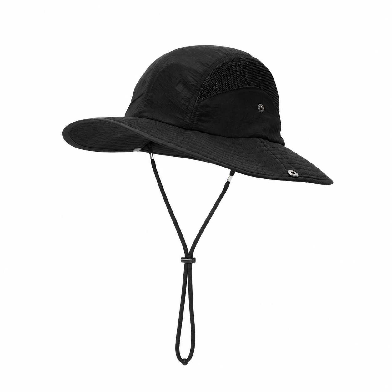 custom color blocked mesh breathable sun protection waterproof bucket hat