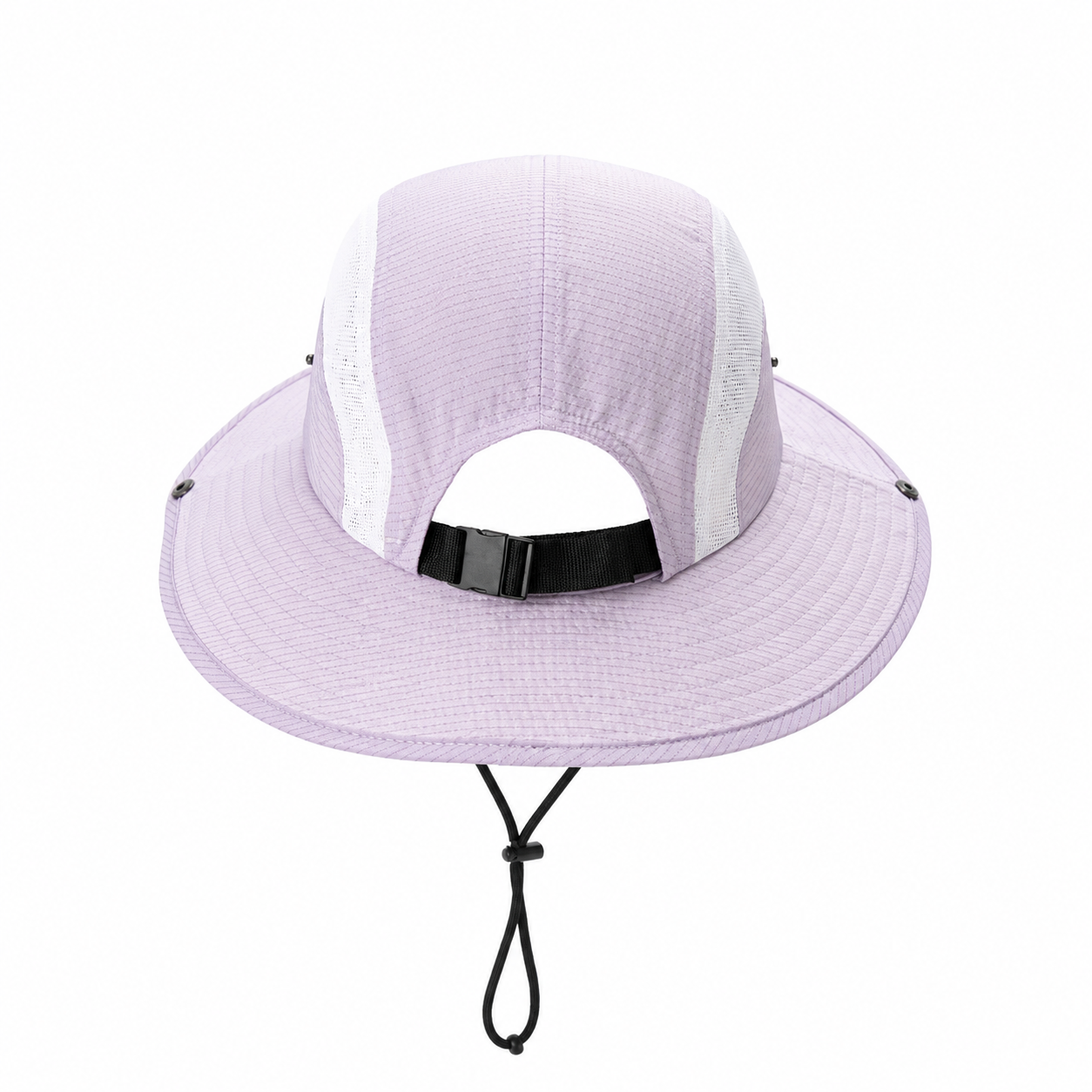 custom color blocked mesh breathable sun protection waterproof bucket hat