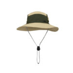 custom color block quick dry waterproof sun protection bucket hat