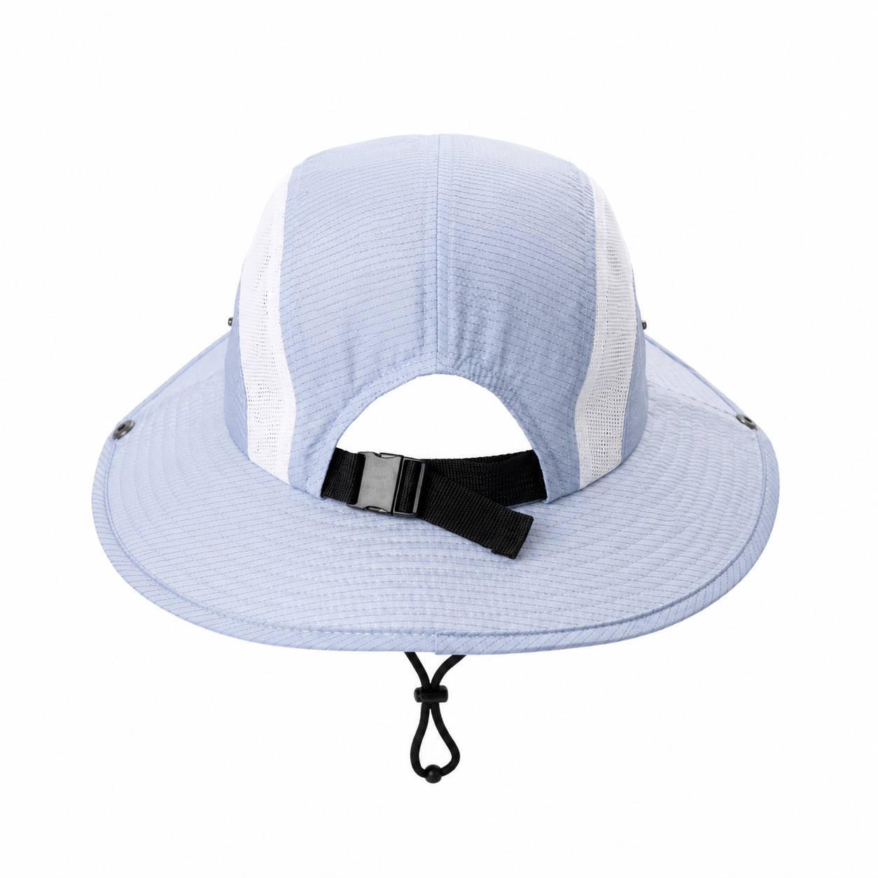 custom color blocked mesh breathable sun protection waterproof bucket hat