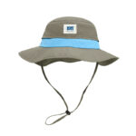 custom color contrast logo embroidered quick dry waterproof sun protection bucket hat