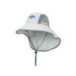 custom color blocked mesh embroidered breathable sun protection waterproof bucket hat