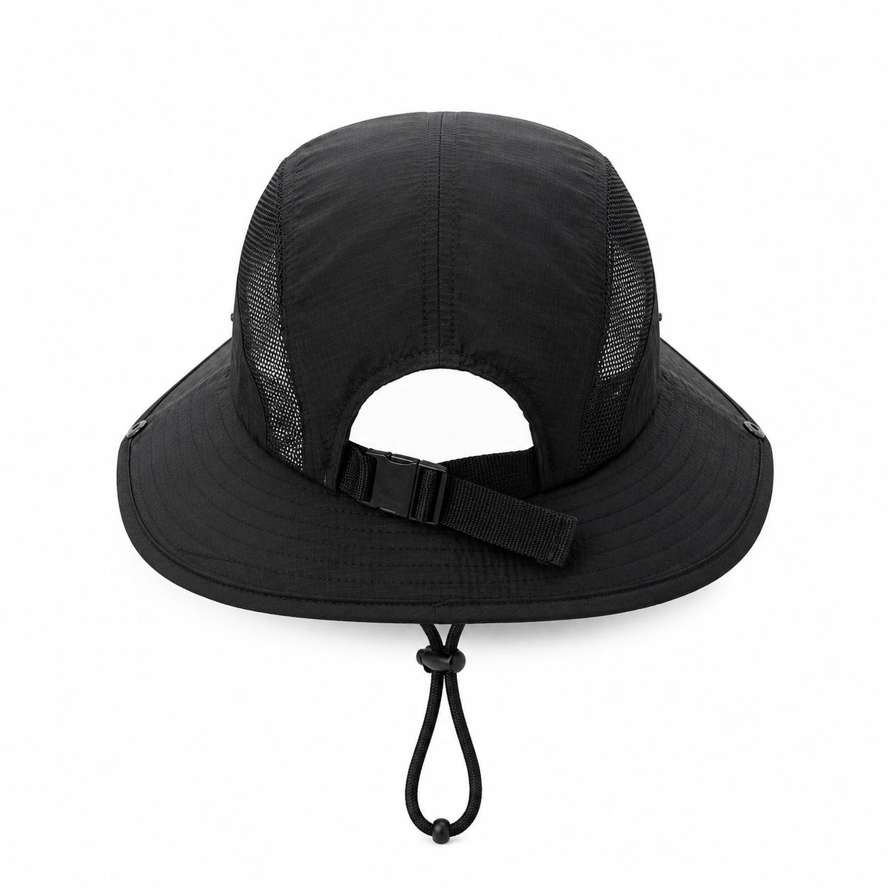custom color blocked mesh breathable sun protection waterproof bucket hat