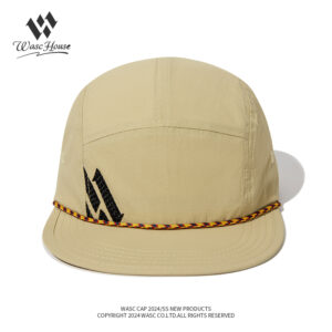Custom Patch Embroidered Quick Dry Waterproof Five Panel Cap With Strap