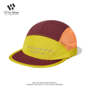 custom color blocked mesh quick dry sun protection waterproof five panel cap