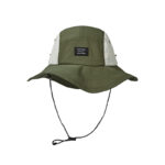 custom color blocked mesh patch embroidered quick dry waterproof bucket hat