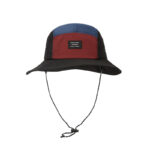 custom color blocked patch embroidered quick dry waterproof foldable bucket hat