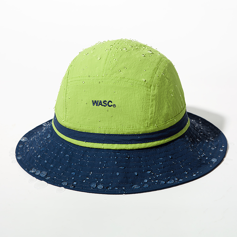 custom color contrast embroidered quick dry waterproof sun protection bucket hat