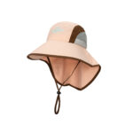 custom color blocked mesh embroidered breathable sun protection waterproof bucket hat