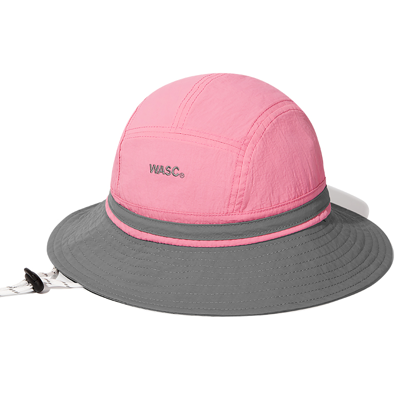 custom color contrast embroidered quick dry waterproof sun protection bucket hat