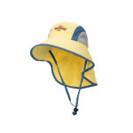 custom color blocked mesh embroidered breathable sun protection waterproof bucket hat