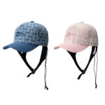 custom printed quick dry waterproof sun protection baseball cap with chin strap