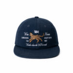 custom leopard embroidered flat brim baseball cap