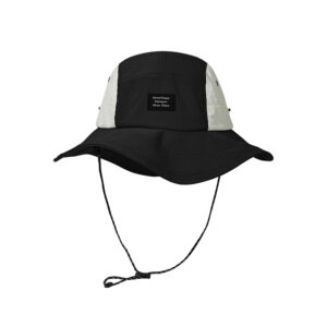 custom color blocked mesh patch embroidered quick dry waterproof bucket hat
