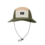 custom color blocked patch embroidered quick dry waterproof foldable bucket hat