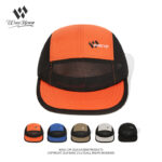 custom color blocked mesh quick dry five panel cap