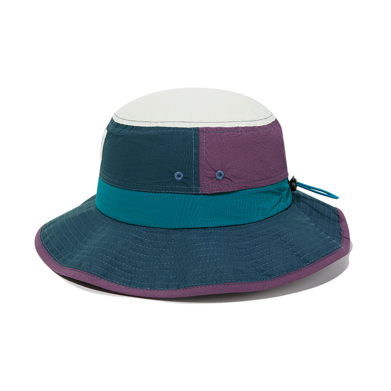 custom color contrast logo embroidered quick dry waterproof sun protection bucket hat