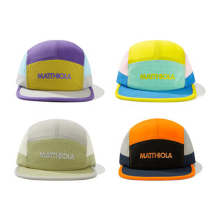 Custom color blocked waterproof quick dry mesh baseball cap