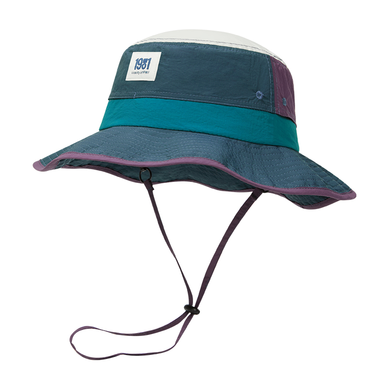 custom color contrast logo embroidered quick dry waterproof sun protection bucket hat