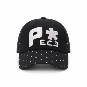 Custom Polka Dot Embroidered Baseball Cap