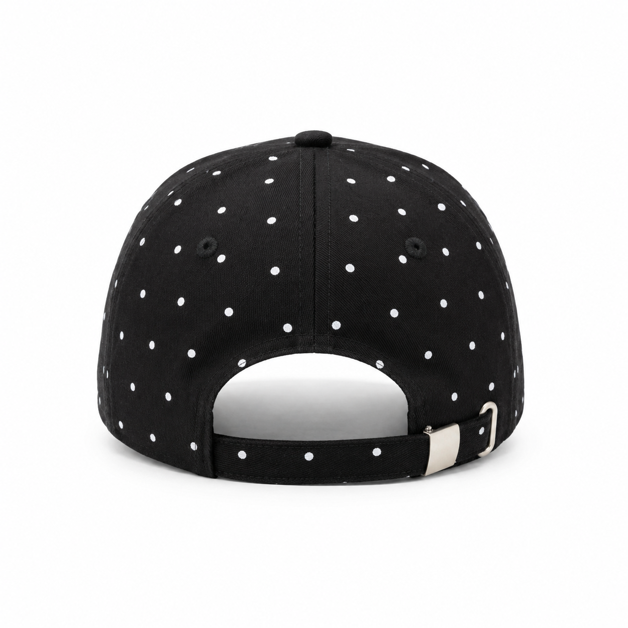 Custom Polka Dot Embroidered Baseball Cap