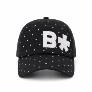 custom polka dot embroidered baseball cap