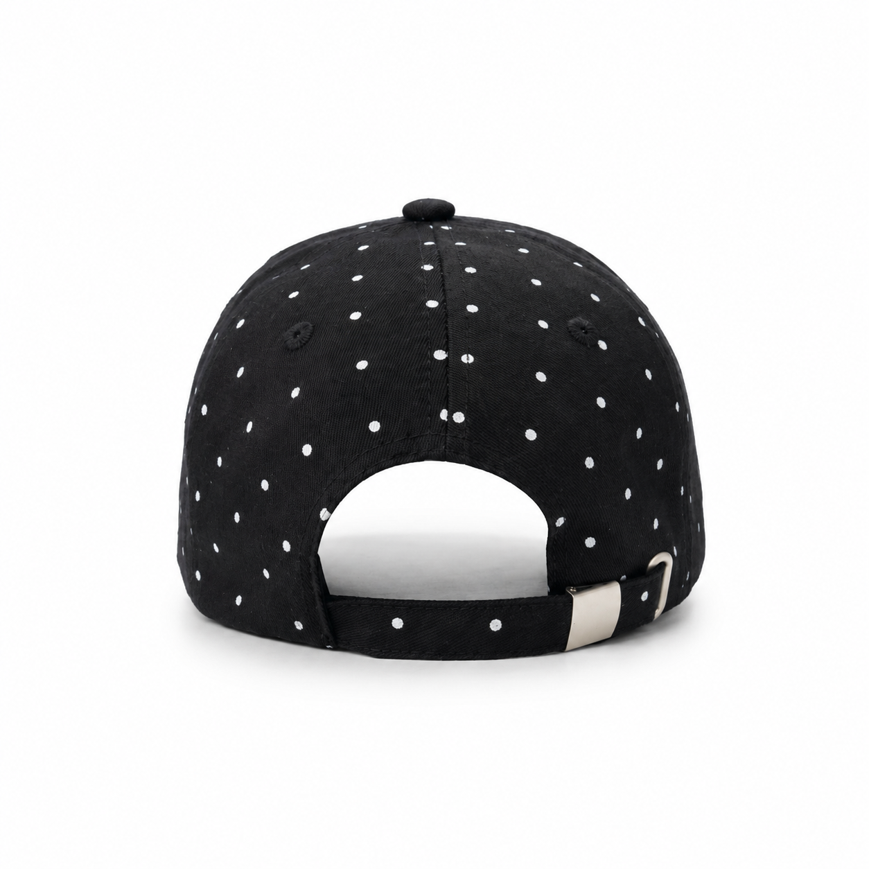 custom polka dot embroidered baseball cap