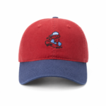 custom color blocked embroidered baseball cap