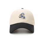 custom color blocked embroidered baseball cap